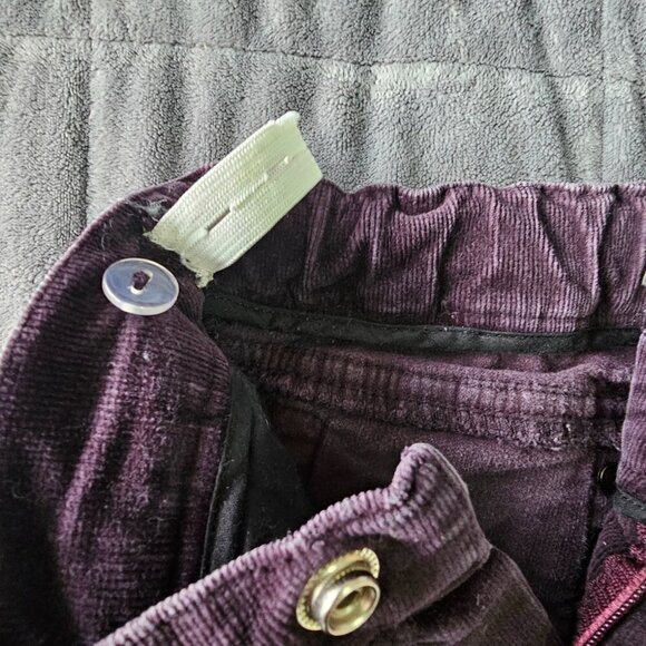 Point Zero Girl 6x Purple Jean Corduroy Wide Leg Pants - Picture 8 of 11